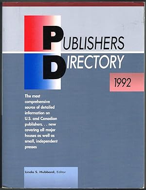 PUBLISHERS DIRECTORY 1992 - TWELFTH EDITION