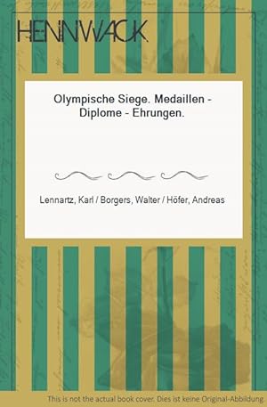 Imagen del vendedor de Olympische Siege. Medaillen - Diplome - Ehrungen. a la venta por HENNWACK - Berlins grtes Antiquariat