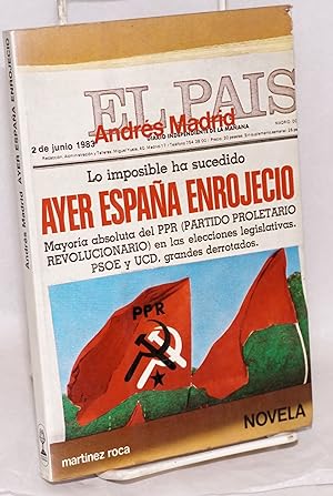 Seller image for Ayer Espaa enrojeci for sale by Bolerium Books Inc.