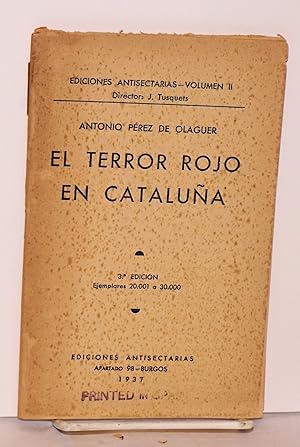 El terror rojo en Cataluña