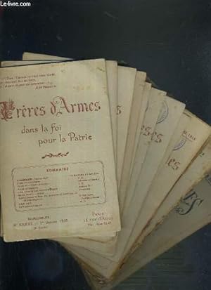 Seller image for PRIERES D'ARMES DANS LA FOI POUR LA PATRIE - 20 FASCICULES DE JANVIER A DECEMBRE 1918. for sale by Le-Livre