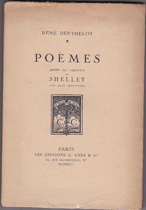 Poèmes Imités Ou Traduits De Shelley Avec Deux Phototypies