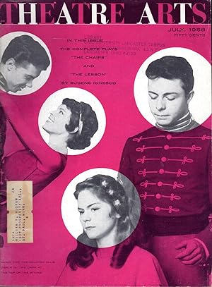 Seller image for Theatre Arts Magazine; Volume XLII, No. 7: July, 1958 for sale by Dorley House Books, Inc.