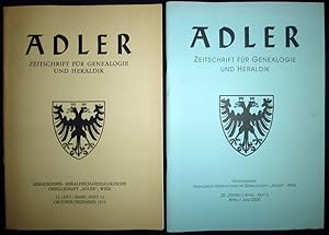 ADLER. Zeitschrift für Genealogie und Heraldik. (Neue Folge).
