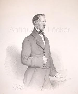 Seller image for T. Klier. k.k. Rath und Ober-Einnehmer der k.k. Universal-Staats- u. Banko-Schuldencasse (1796-1873). Orig. Lithographie. for sale by Antiquariat Lcker