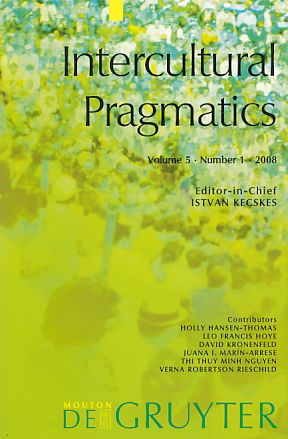 Seller image for Intercultural Pragmatics Volume 5-1 (2008). for sale by Fundus-Online GbR Borkert Schwarz Zerfa