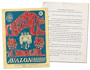 [Flyer] Captain Beefheart and His Magic Band. The Charlatans. Avalon Ballroom [with Press Release...