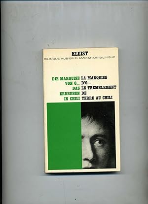 Image du vendeur pour LA MARQUISE D'O. - LE TREMBLEMENT DE TERRE AU CHILI. DIE MARQUISE VON O.- .DAS ERDBEBEN IN CHILI .Introduction et notes par Richard Thieberger .Chronologie tablie par Georges Lemoine . Traduction de G. La flize . mis en vente par Librairie CLERC