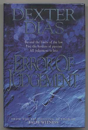 Bild des Verkufers fr Error of Judgement zum Verkauf von Between the Covers-Rare Books, Inc. ABAA