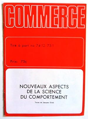 Nouveaux aspects de la science du comportement