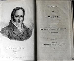 Seller image for Memoirs of Rossini. By the Author of The Lives of Haydn and Mozart. for sale by John Price Antiquarian Books, ABA, ILAB