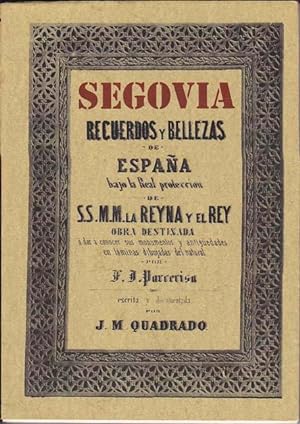 SEGOVIA. RECUERDOS Y BELLEZAS DE ESPAÑA