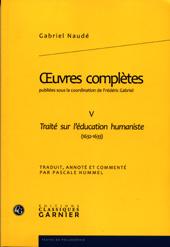 Oeuvres complètes, tome V : Traité sur l'éducation humaniste (1632-1633)