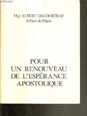 Image du vendeur pour POUR UN RENOUVEAU DE L'ESPERANCE APOSTOLIQUE - CAREME 1978 mis en vente par Le-Livre