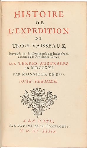 Histoire de l'Expedition de Trois Vaisseaux aux Terres Australes en MCCCXXI