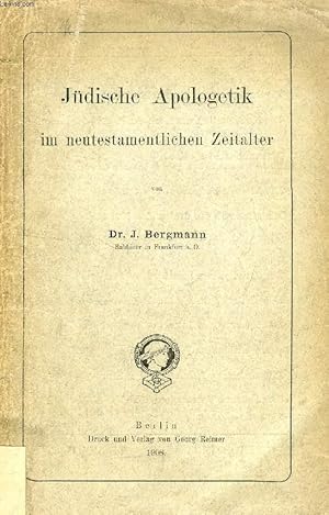 Seller image for JDISCHE APOLOGETIK IM NEUTESTAMENTLICHEN ZEITALTER for sale by Le-Livre