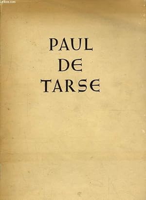 Bild des Verkufers fr PAUL DE TARSE zum Verkauf von Le-Livre