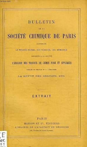 Seller image for SUR UN NOUVEAU MODE DE COMBINAISONS METALLIQUES, ALLIAGES DU CADMIUM AVEC L'ARGENT ET LE CUIVRE for sale by Le-Livre