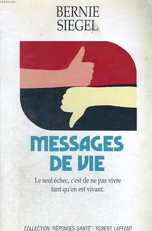 Bild des Verkufers fr MESSAGES DE VIE. zum Verkauf von Le-Livre