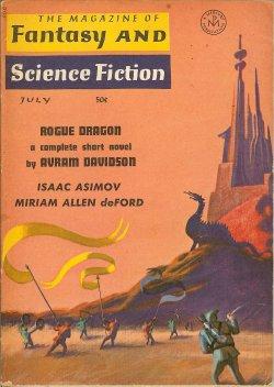 Seller image for The Magazine of FANTASY AND SCIENCE FICTION (F&SF): July 1965 ("Rogue Dragon") for sale by Books from the Crypt