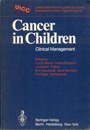 Bild des Verkufers fr Cancer in Children: Clinical Management zum Verkauf von Bookmarc's