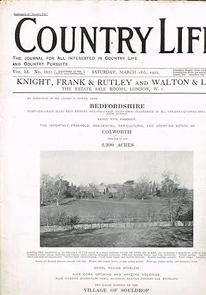 Country Life Magazine March 18th. 1922