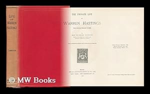 Imagen del vendedor de The Private Life of Warren Hastings a la venta por MW Books