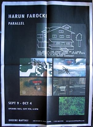 Immagine del venditore per Parallel (exhibition announcement/poster for Harun Farocki) venduto da DR Fine Arts