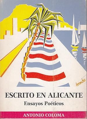 Bild des Verkufers fr ESCRITO EN ALICANTE (ensayos poticos) zum Verkauf von Librera Vobiscum
