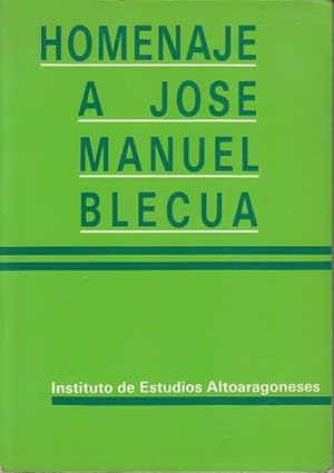 Seller image for HOMENAJE A JOS MANUEL BLECUA for sale by Librera Vobiscum