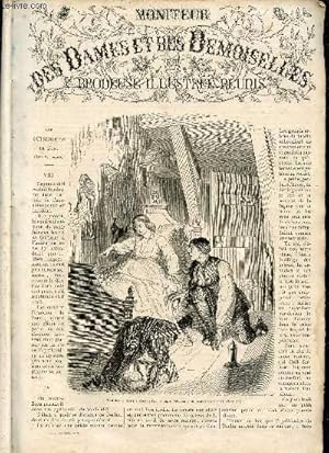 Seller image for MONITEUR DES DAMES ET DES DEMOISELLES ET BRODEUSE ILLUSTREE REUNIS - DEC. 1866 / Les cuisiniers d'or (VIII) / VESTES ET CORSAGES / Tapis de table / tapisserie pour dessus de tabouret de piano / etc. for sale by Le-Livre