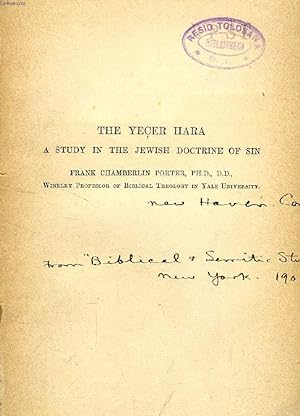 Seller image for THE YEER HARA, A STUDY IN THE JEWISH DOCTRINE OF SIN for sale by Le-Livre