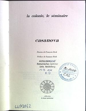 Seller image for La Colonie, le sminaire Ulysse - Fin de Sicle; No. 16 for sale by books4less (Versandantiquariat Petra Gros GmbH & Co. KG)