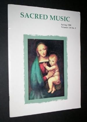 Bild des Verkufers fr Sacred Music Spring 1999. zum Verkauf von GH Mott, Bookseller