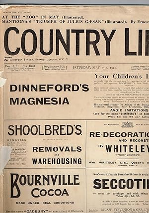 Country Life Magazine May 13th. 1922