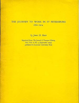 Seller image for The Journey to Work in St Petersburg, 1860-1914 for sale by Godley Books