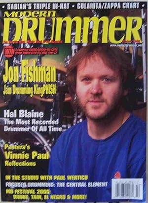 Immagine del venditore per Modern Drummer (October 2000) Volume 24, Number 10 venduto da First Class Used Books
