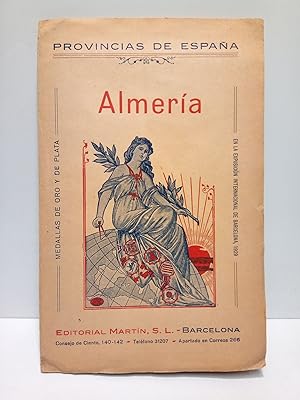 ALMERIA. Colección de Cartas Corográficas / Bajo la dirección de Benito Chias Carbó; Datos facili...