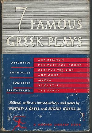 Immagine del venditore per Seven (7) Famous Greek Plays: Prometheus Bound, Agamemnon, Oedipus the King, Antigone, Alcestic, Medea, The Frogs venduto da Dorley House Books, Inc.