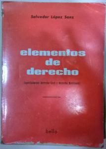 Imagen del vendedor de Elementos de derecho (Especialmente Derecho civil y Derecho mercantil) a la venta por Librera La Candela