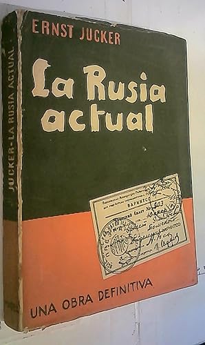 Immagine del venditore per La Rusia Actual venduto da Librera La Candela