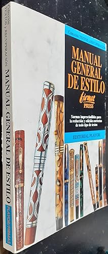 Imagen del vendedor de Manual general de estilo a la venta por Librera La Candela