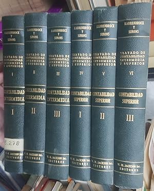 Imagen del vendedor de Contabilidad intermedia. Tomo I, II, III. Contabilidad superior. Tomo I, II, III a la venta por Librera La Candela