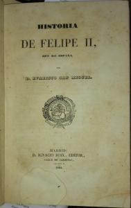 Imagen del vendedor de Historia de Felipe II, rey de Espaa.Tomo I a la venta por Librera La Candela