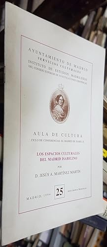 Imagen del vendedor de Ciclo de conferencias: El Madrid de Isabel II. Los espacios culturales del Madrid isabelino a la venta por Librera La Candela