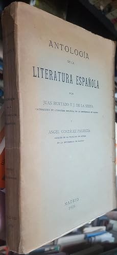 Seller image for Antologa de la literatura espaola for sale by Librera La Candela