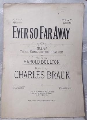 Image du vendeur pour Ever So Far Away (No. 2 of Three Songs of the Heather) mis en vente par Benson's Antiquarian Books