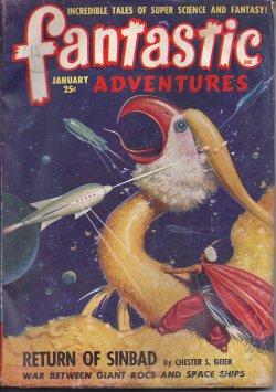 Seller image for FANTASTIC ADVENTURES: January, Jan. 1949 for sale by Books from the Crypt