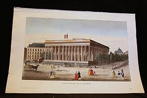 Vue d'optique - Vue du Palais de la Bourse