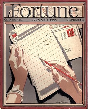 Image du vendeur pour Fortune Magazine: Volume XII, No. 2: August, 1935 mis en vente par Dorley House Books, Inc.